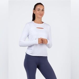Apana Ladies Running Workout Yoga Lightweight Pullover Shirt, L